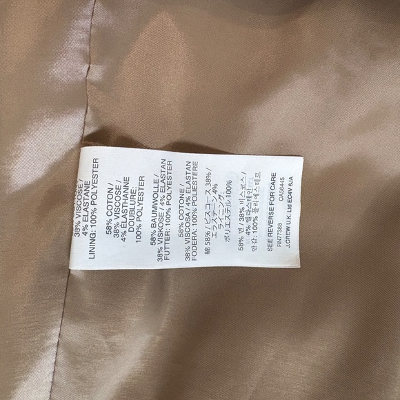 J. Crew Stretch Cotton Pencil Skirt - Camel, 14 - Picture 6 of 6